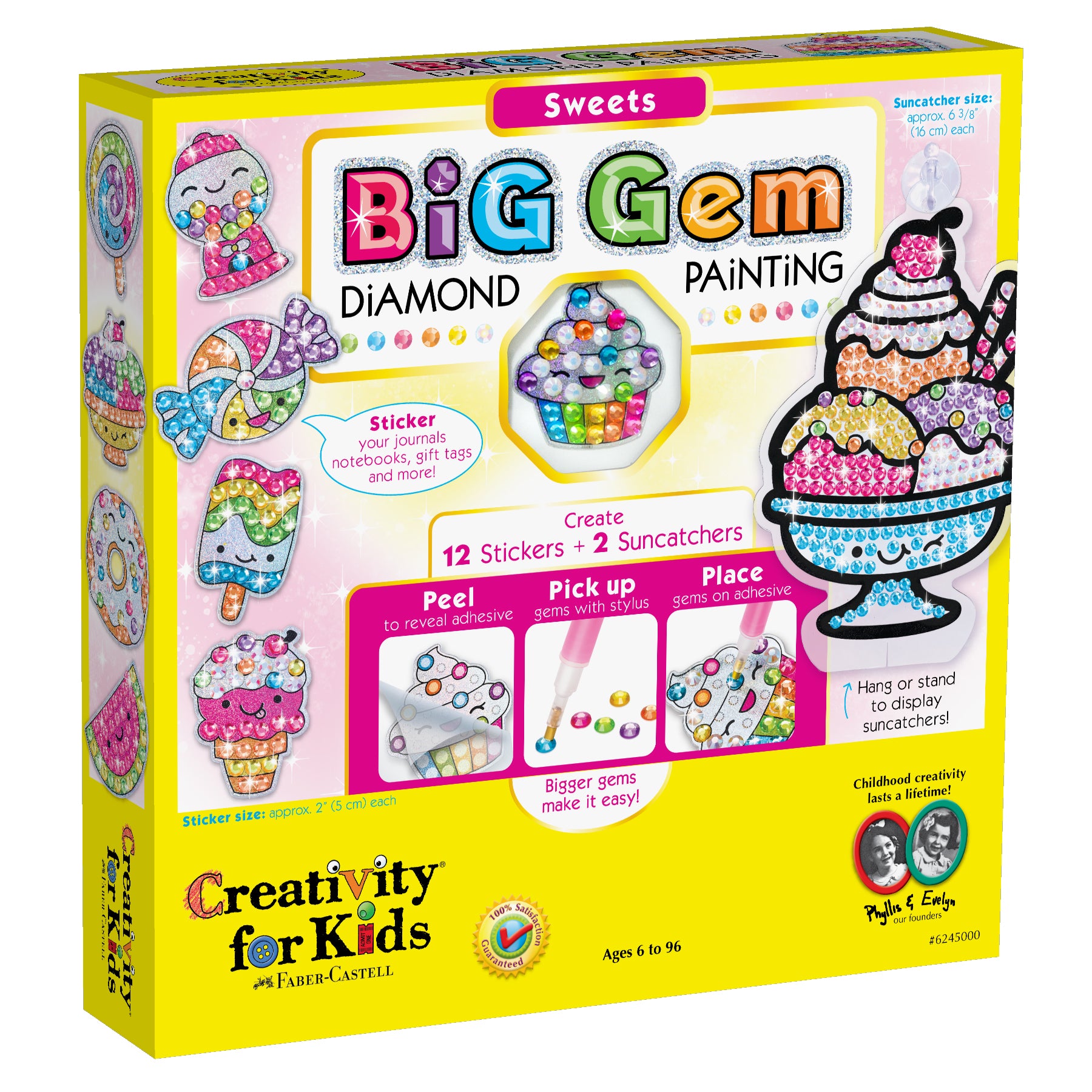 Creativity for Kids Big Gem Diamond Painting Set - Sea Friends