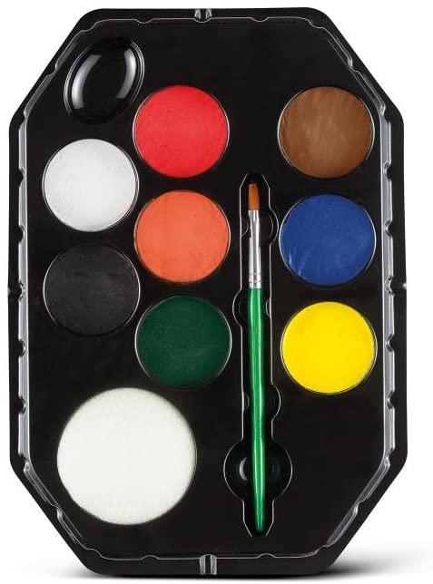 Snazaroo Adventure Face Paint Palette Kit for Kids and Adults, 8