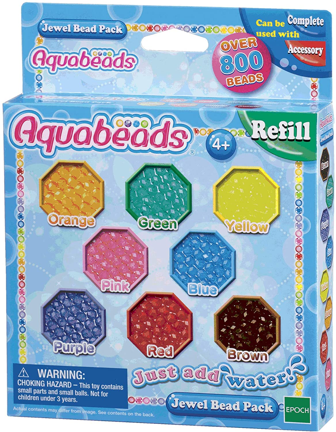 AQUABEADS Sparkly Accessory Set Over 300 Aqua Beads 31499