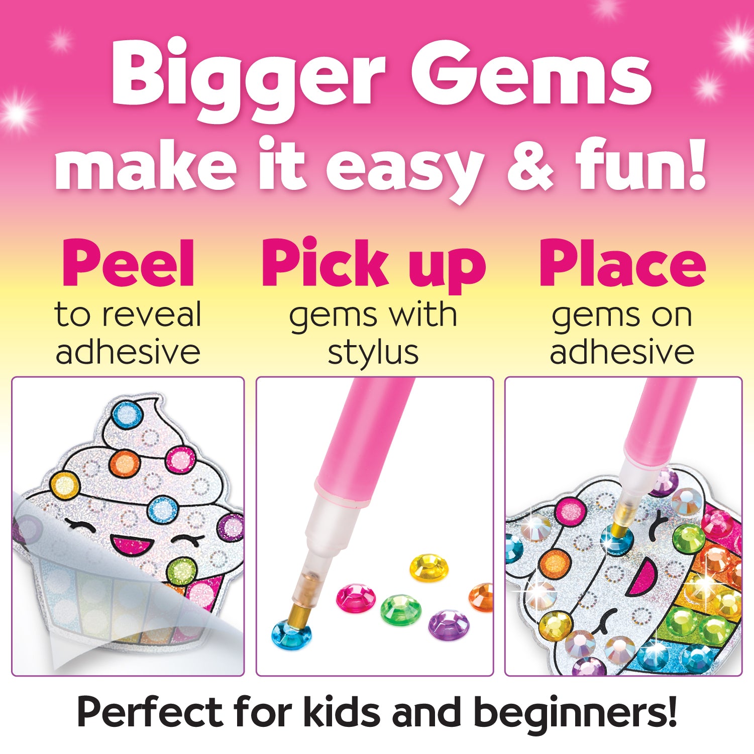 Creativity for Kids Big Gem Diamond Painting Kit - Create Your Own Swe –  Smartazon