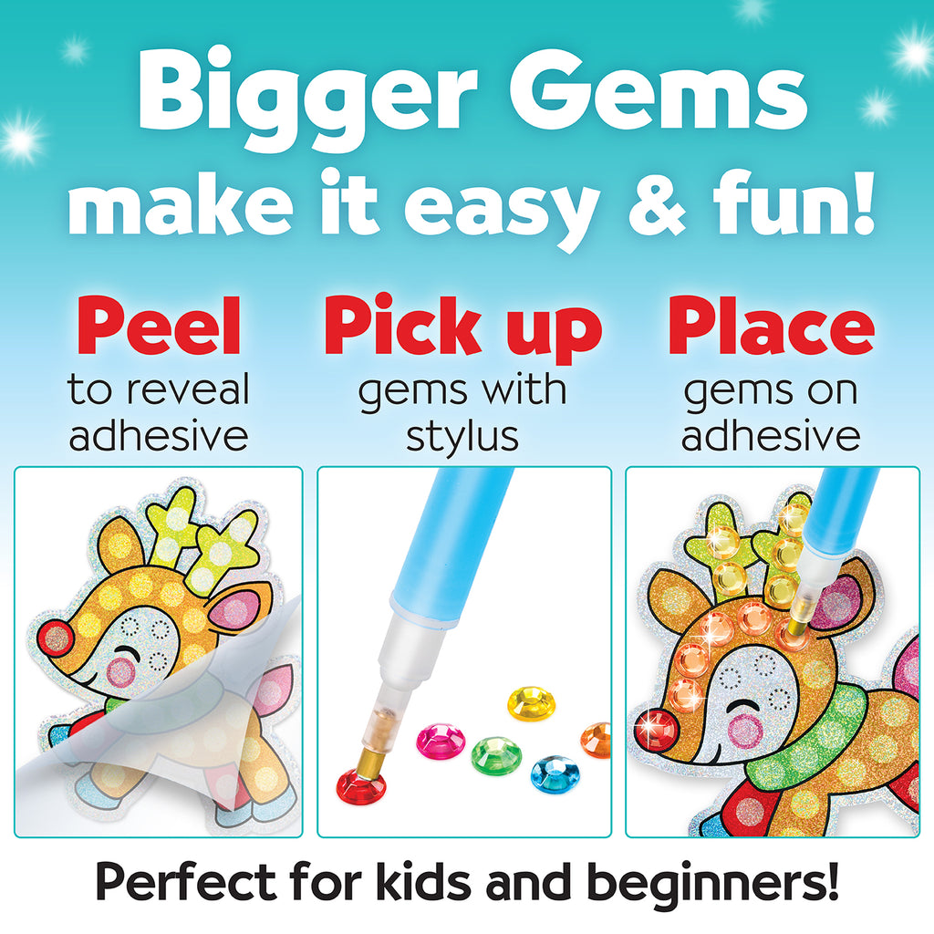 Creativity for Kids Big Gem Diamond Painting Kit for Kids - Create