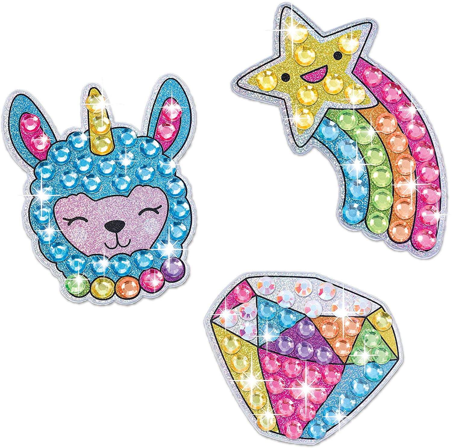 Creativity for Kids Big Gem Diamond Painting Kit - Create Your Own Sweets  Stickers & Suncatchers - Diamond Art for Kids 