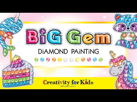 Big Gem Diamond Painting Kit - Make Your Own GEM Keychains - 5D Diamon –  Cheredajewelry